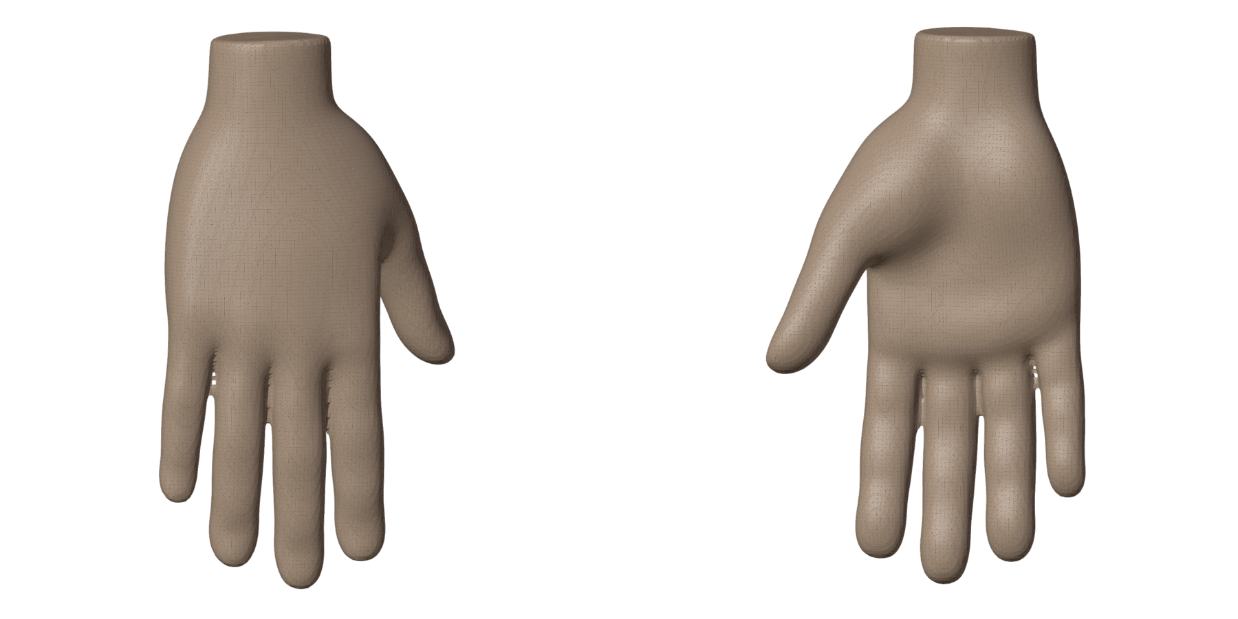 Stylized hand, original
