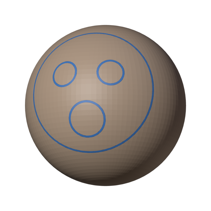 Guides on a sphere